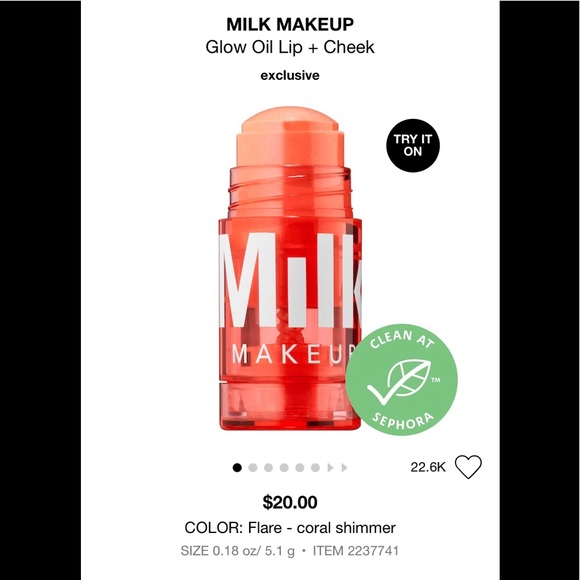 Milk Makeup Glow Oil Lip & Tarte Butter Balm - Picture 2 of 3